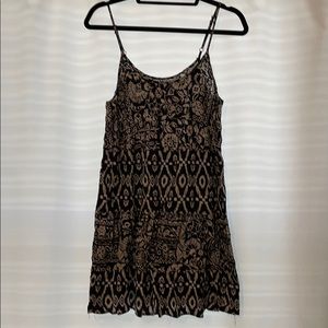 Black and White Patterned Dress